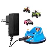 Universal 6V Bumper Car Charger for Flybar, Kidzone,6V Battery Charger for Ride on Car Best Choice Products SUV Powered Accessories (6Volt 1A)