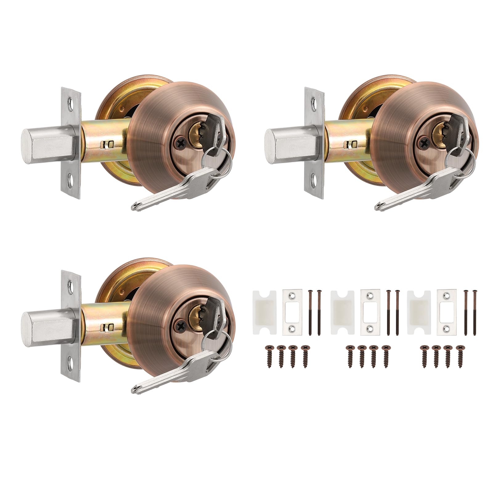 PATIKIL Keyed Alike Double Cylinder Deadbolts