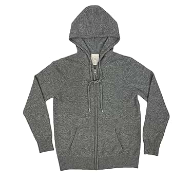 WOOL CASHMERE ZIP HOODIE　【グレー】★うみねこ Loro Piana - Taupe Baby Cashmere Hoodie | Mitchell Stores