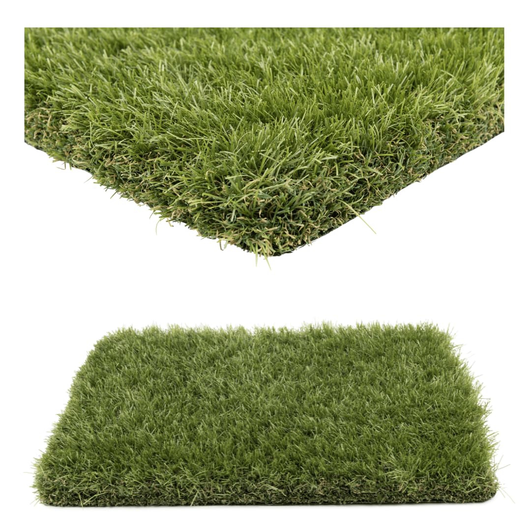 Gazon synthétique Obatala 40 mm (4 m x 2,5 m) | Pelouse Premium | Décoration Maison | Résistant UV