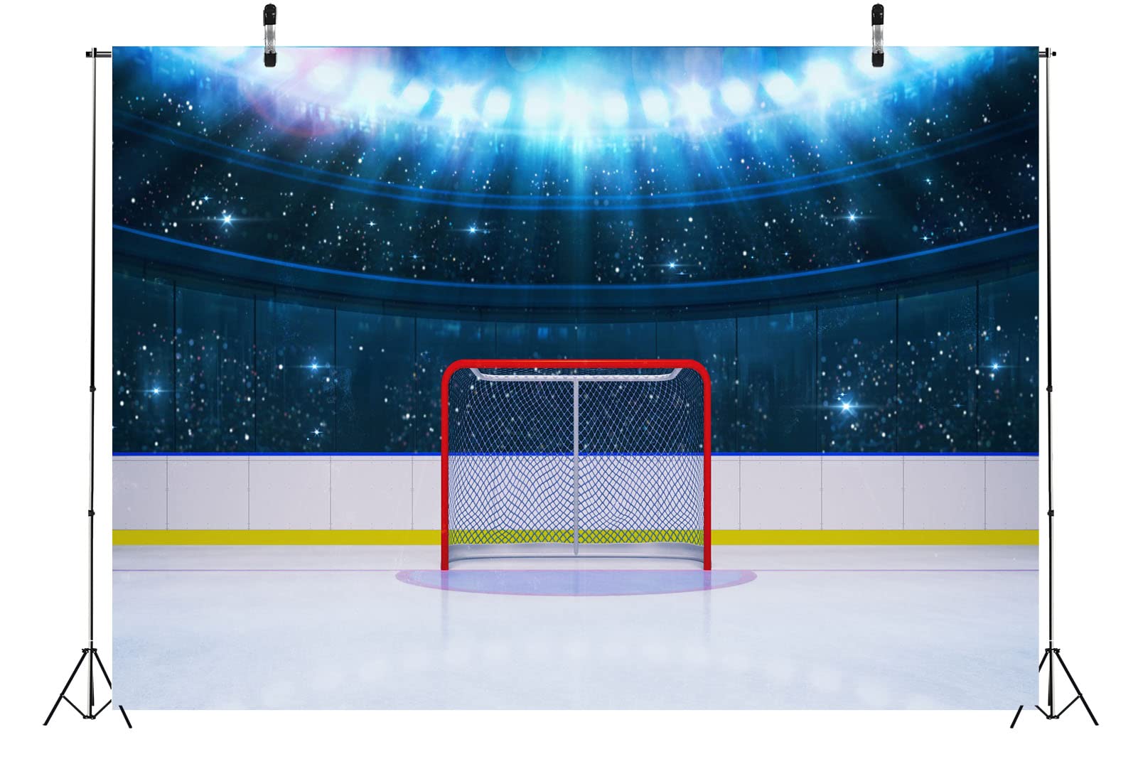 Baocicco Fotohintergrund 3 X 2,5 M – Basketball-Stadion Design | Vinyl, Lichtabsorbierend | Für Studio, Feiern, Film