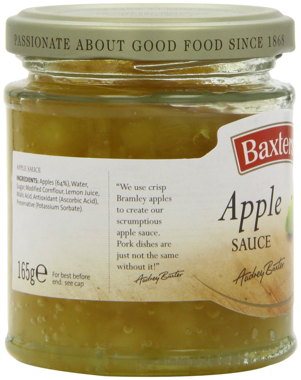 Baxters Apple Sauce 165 g (Pack of 6)