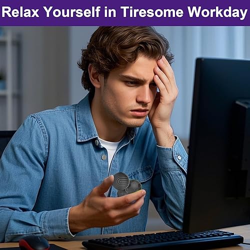 Miniatura 25 de BUSOHA Bolas de silicona para la ansiedad, paquete de 4 juguetes para adultos, juguetes sensoriales para adultos, adolescentes, regalos para calmar