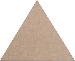 ATS Acoustics Tri Corner Acoustic Bass Trap 18 Inch Sound Absorber Noise Damper for Room Corner Joints (Cream)