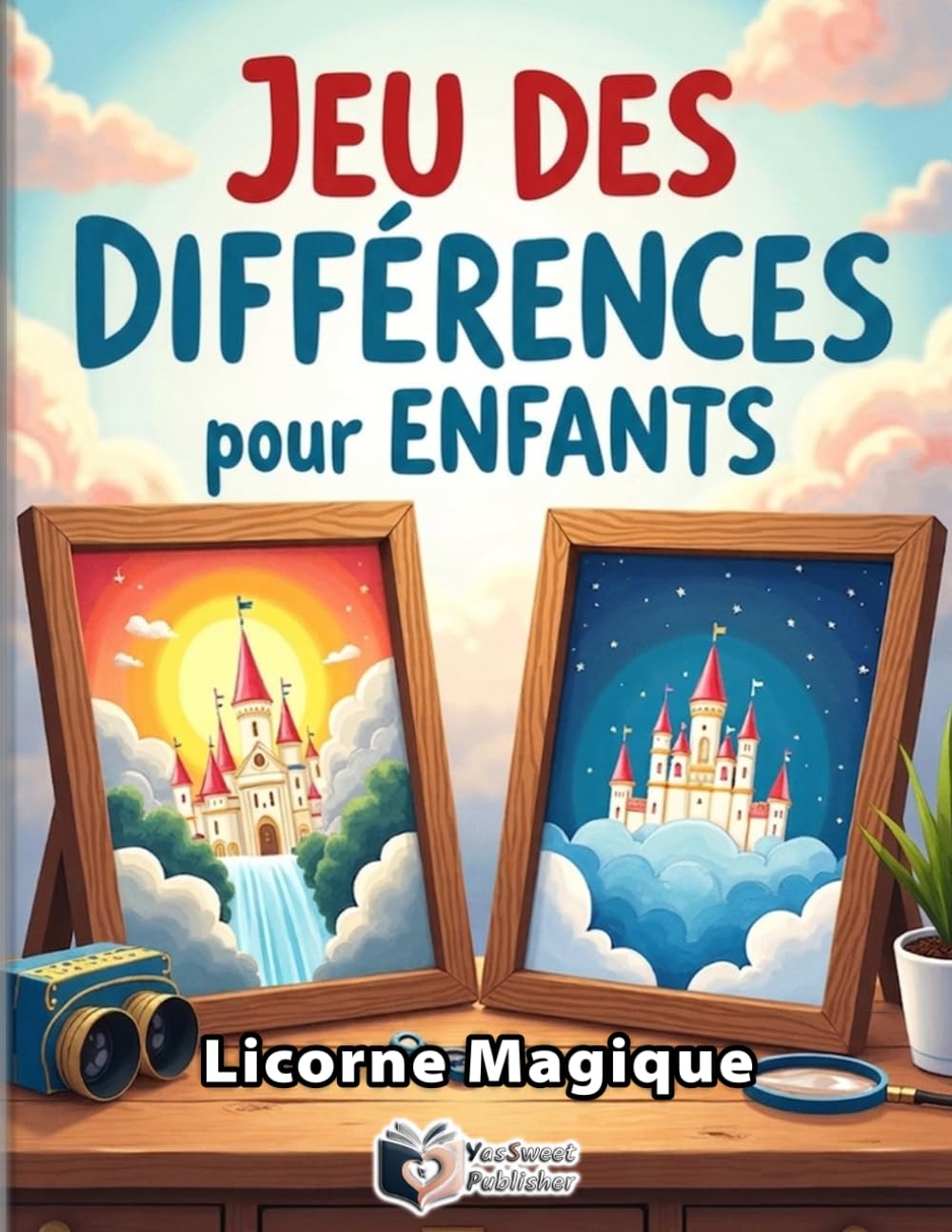 Cherche et Trouve - Le Monde Magique des Licornes: Livre de Jeu des Différences pour Enfants | 50 Puzzles Colorés et 250 Erreurs à Découvrir | Activité d'Observation et de Concentration