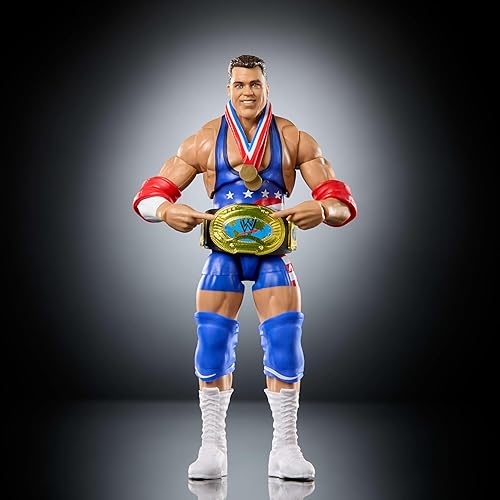 Miniatura 6 de WWE Ultimate Edition Monday Night War Kurt Angle Figura de acción y accesorios coleccionables, 6 pulgadas