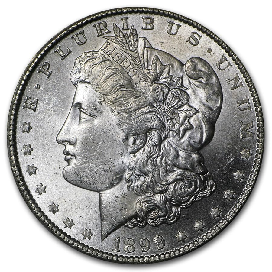 1899 O Morgan Silver Dollar $1 Brilliant Uncirculated