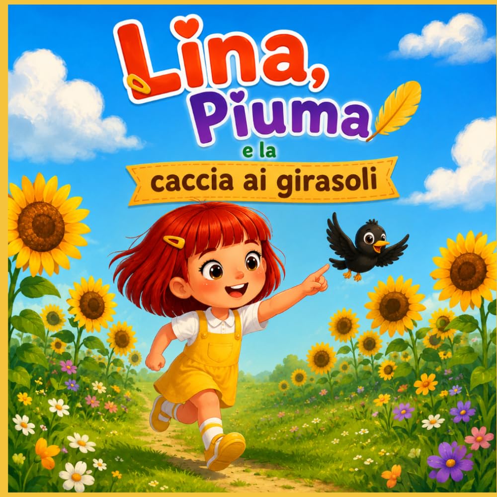 Lina, Piuma e la caccia ai girasoli (Lina e Piuma, le avventure di una bambina e del suo merlo)