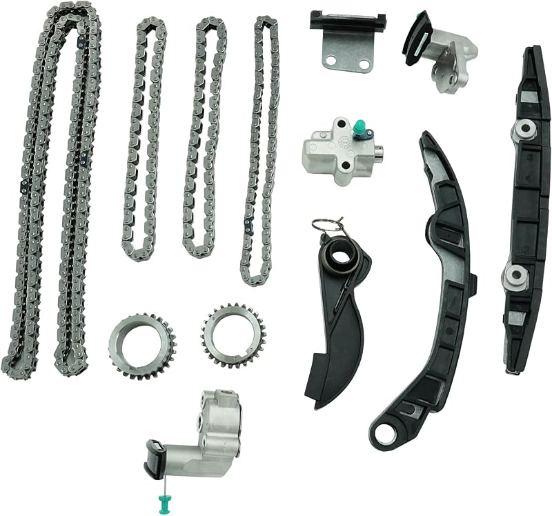 Kit de corrente de distribuição REVOTUNE para Nissan Pathfinder e Infiniti QX60 3.5L V6 VQ35DD 2017–2024 – Kit completo
