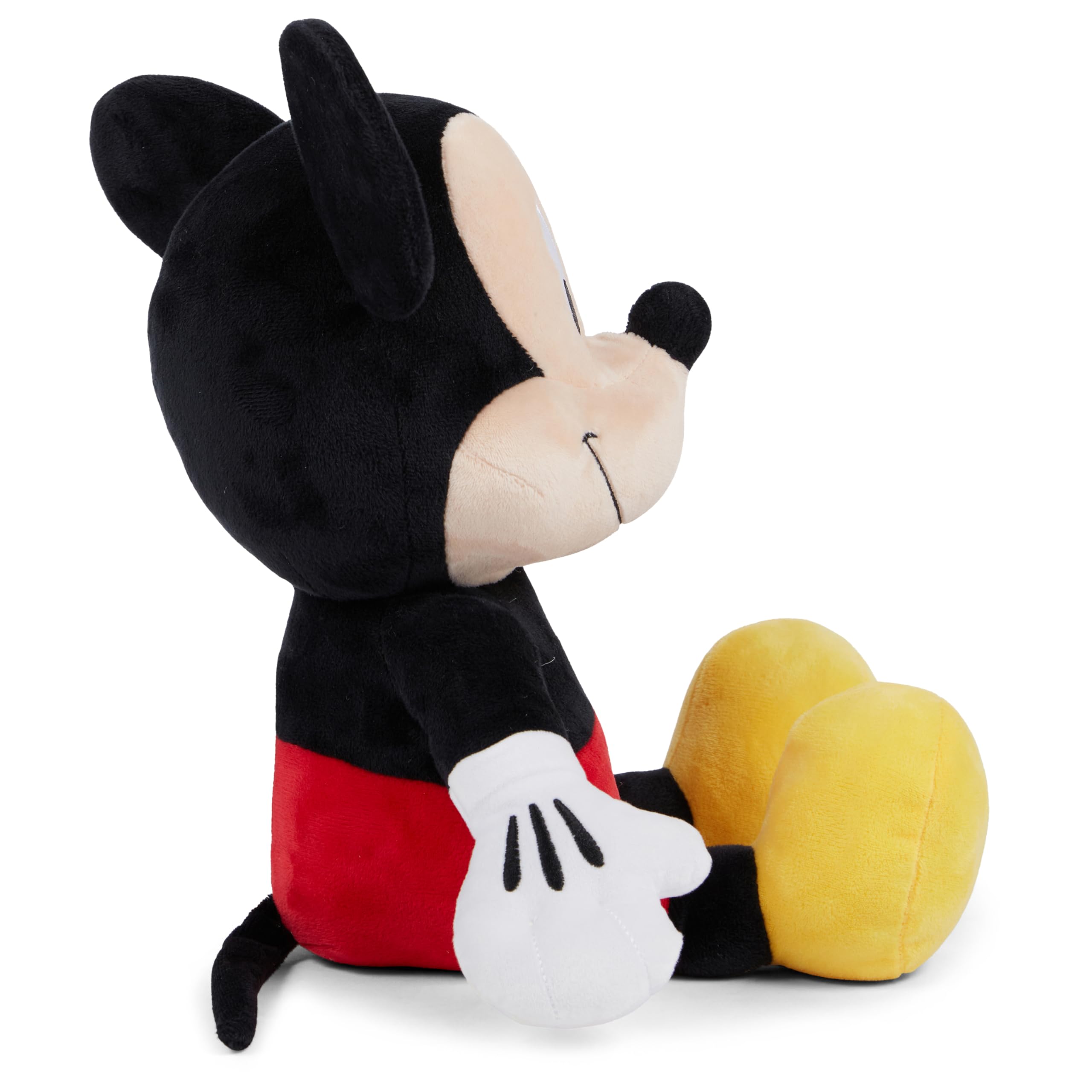 Disney - Peluche ufficiale Topolino per bambini, peluche con texture sfocata e dettagli ricamati, orecchie flessibili, peluche adatto a tutte le età misure 38,1 cm (10)
