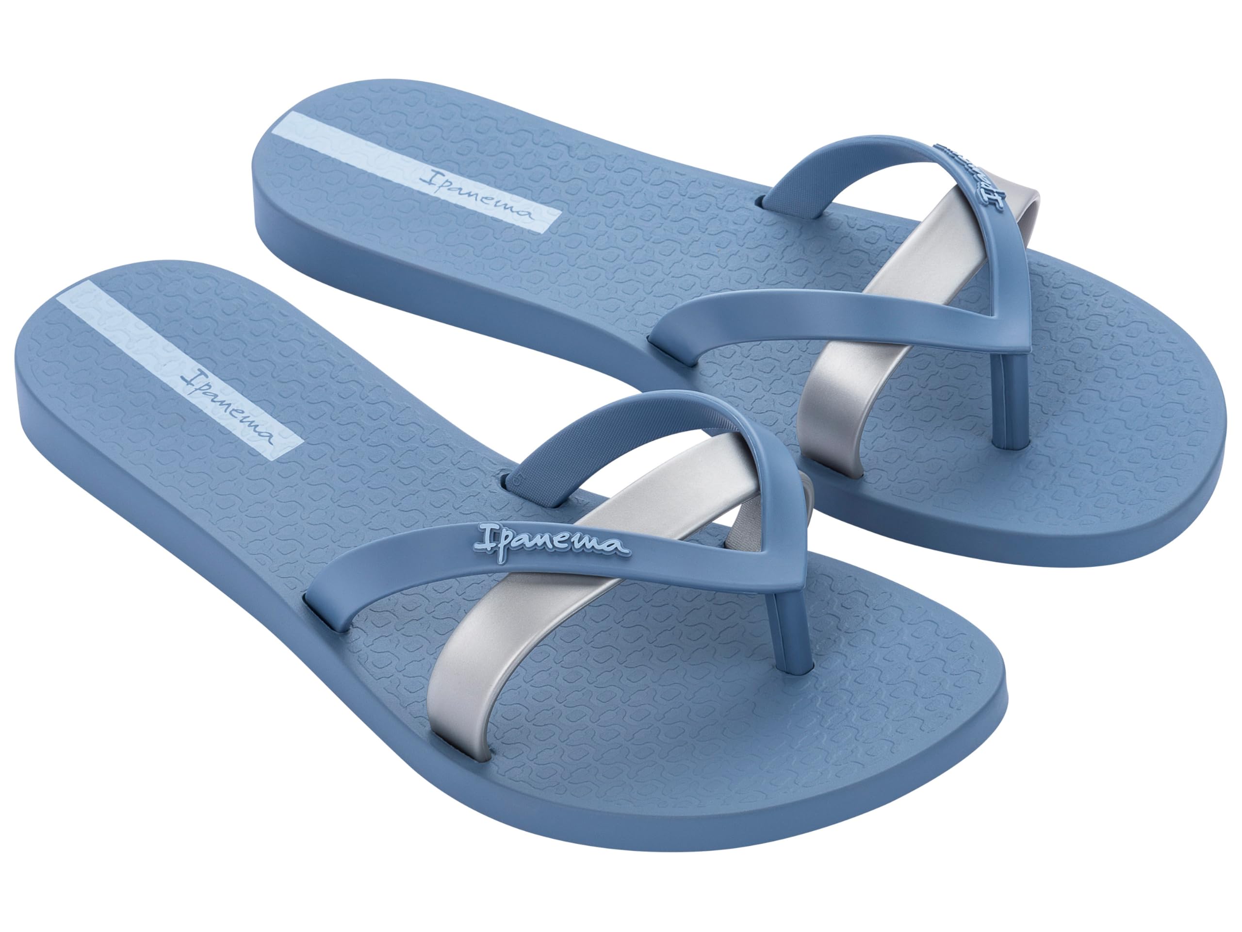 Ipanema Women's Kirei FEM Flip Flops, Blue/Silver, 38 EU