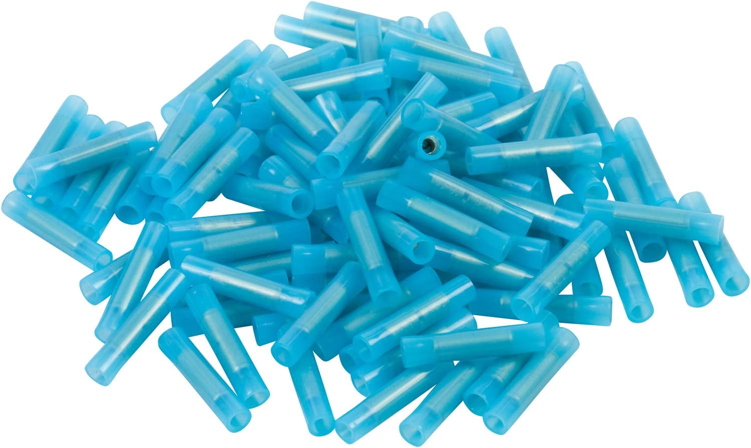 Morris Products 12146 Nylon Insulated Butt Splice Connectors 16-14, 100-Pack