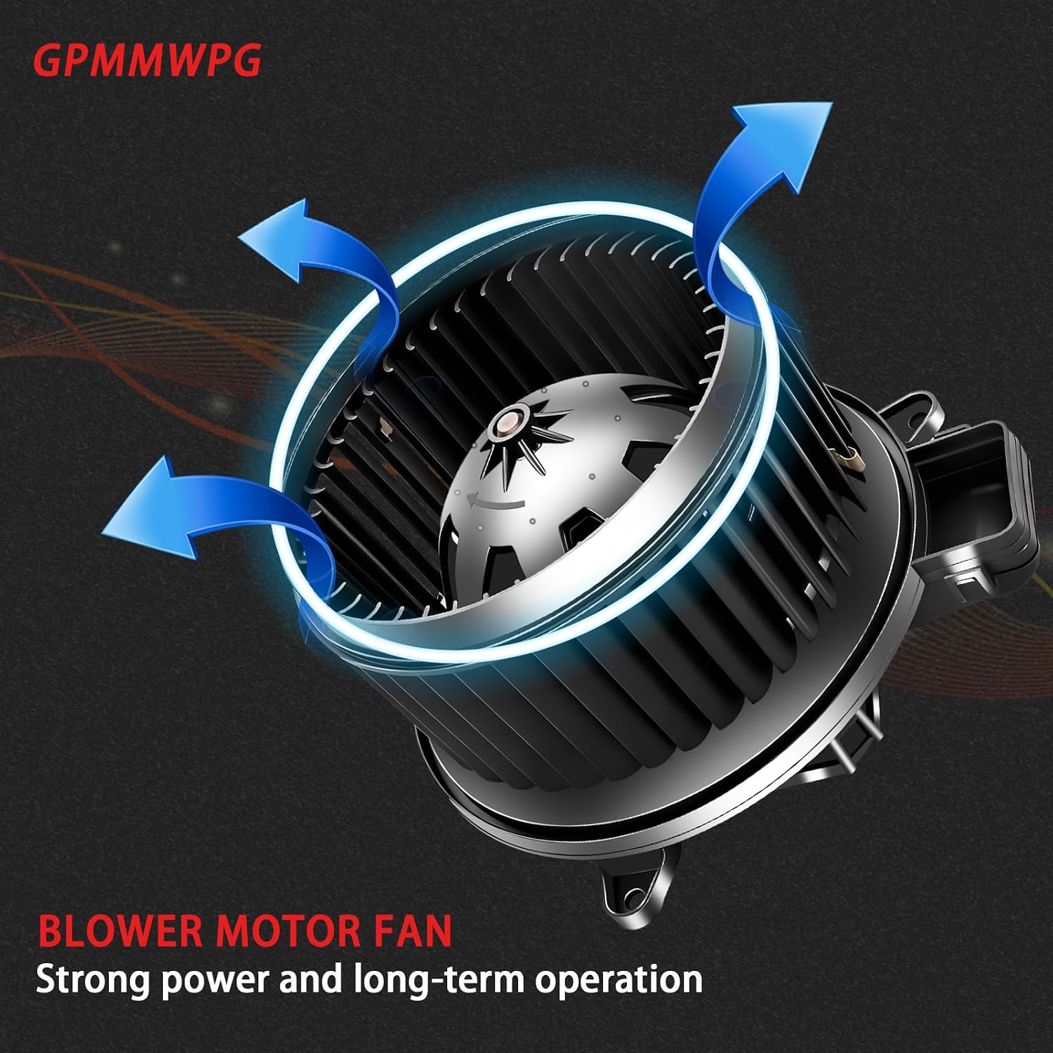 700329 HVAC Heater Blower Motor Fan Front Replacement Compatible with Ford F-150 2015-2023, for F-250/F-350/F-50/F-550 Super Duty 2017-2022, for Lincoln Navigator 2018-2024, Replaces# PM4102