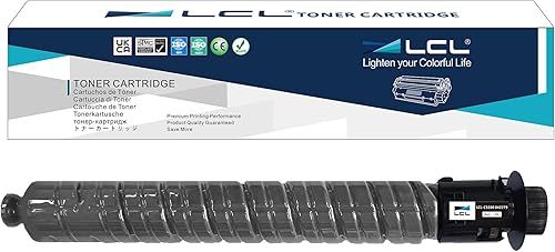 LCL Cartucho de tóner de repuesto compatible para Ricoh 842279 IM C4500 IM C5500 IM C6000 de alto rendimiento (paquete de 1, negro)