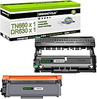 Vista 10 de greencycle Cartucho de tóner TN450 y unidad de tambor DR420 compatible con Brother TN-450 TN420 TN-420 DR420 DR-420 funciona con impresora HL-2240