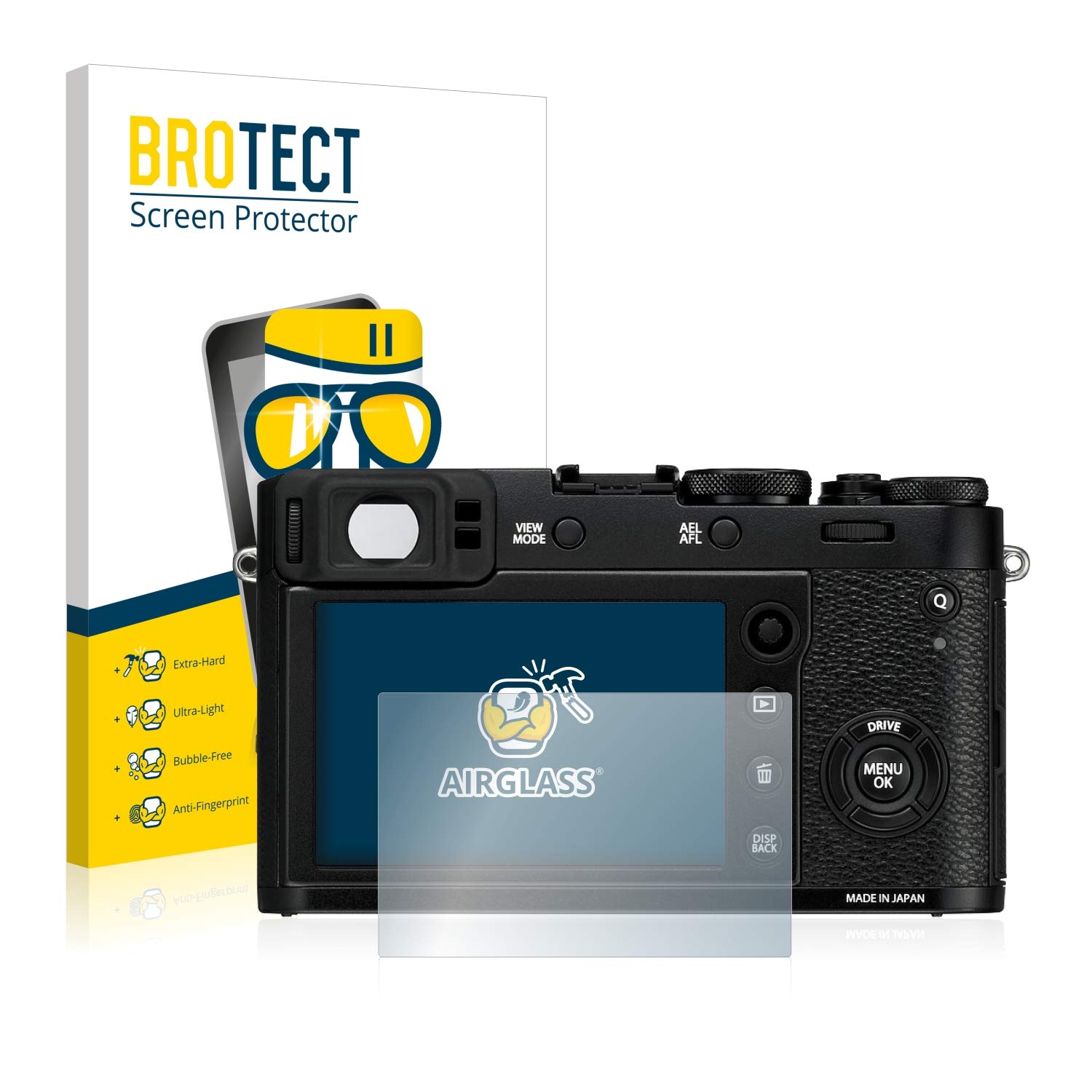 Pellicola Vetro per Fujifilm X100F Pellicola Protettiva Vetro