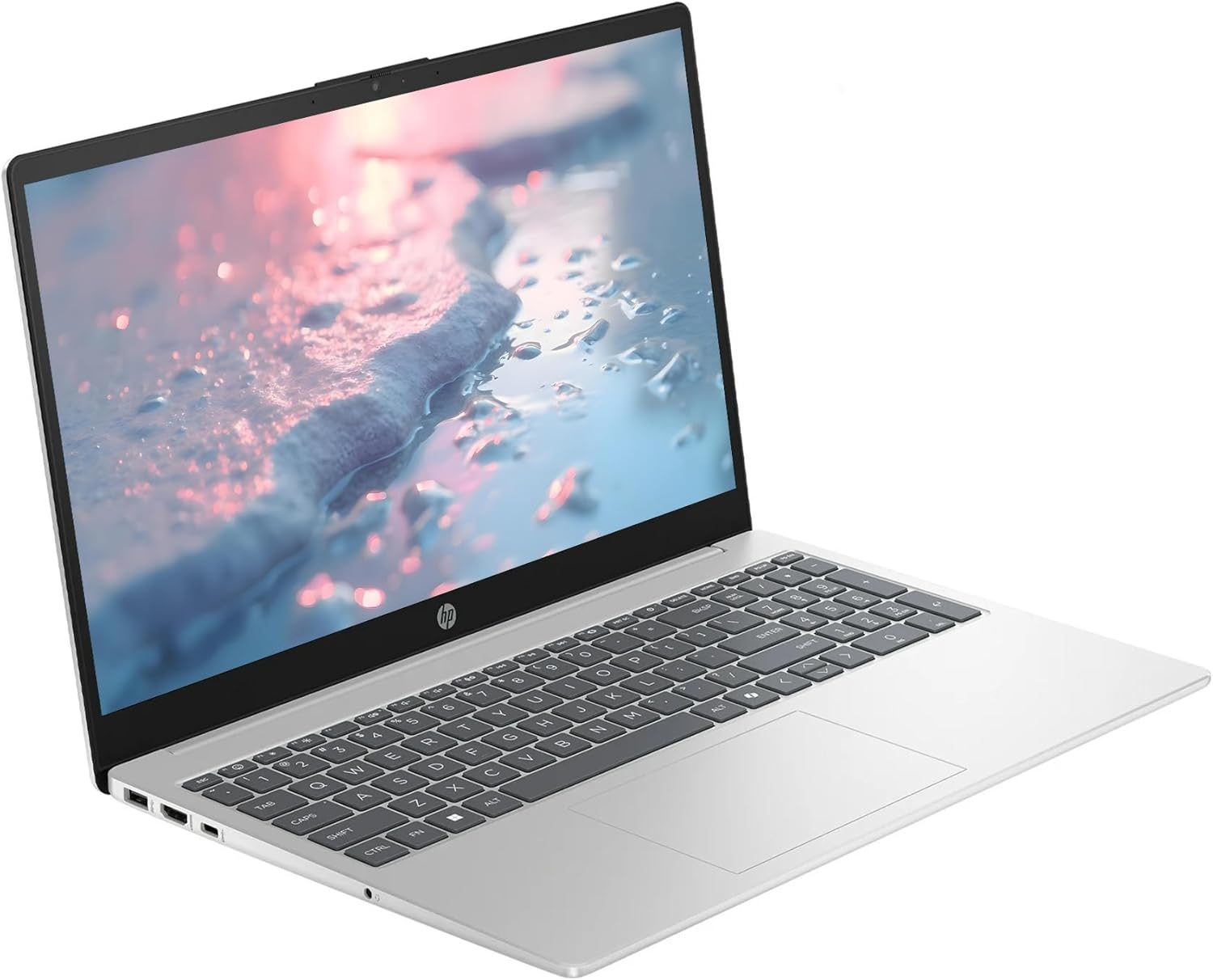 HP 15.6" Touchscreen Laptop with Microsoft Office 365, 8GB RAM 1TB Storage (512GB SSD + 512GB Docking Station Set), AMD Ryzen 5, FHD IPS Display, Windows 11 Home, Silver