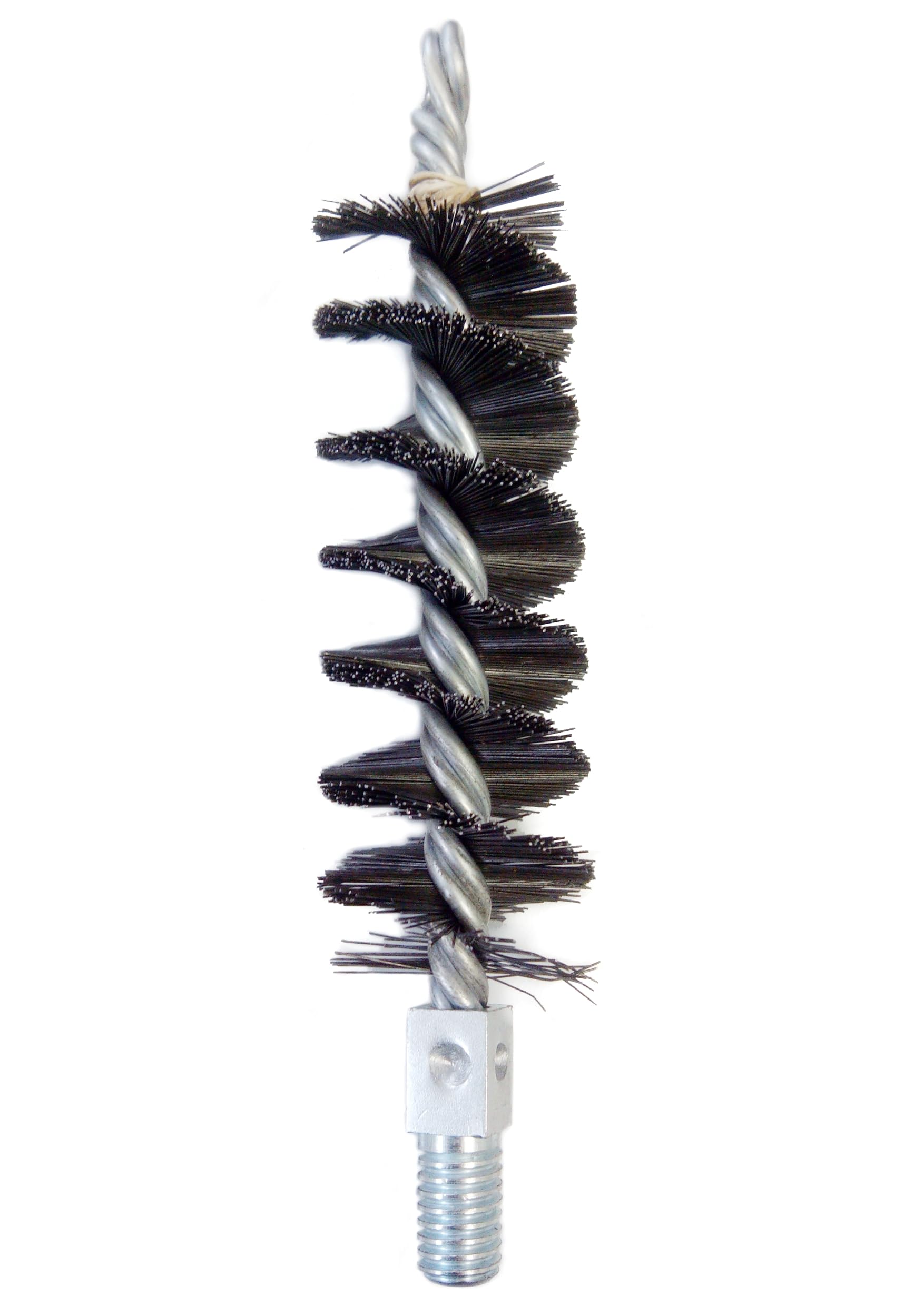 Brosse filetée acier 20mm idéale pour décaper la rouille et nettoyer les surfaces intérieures