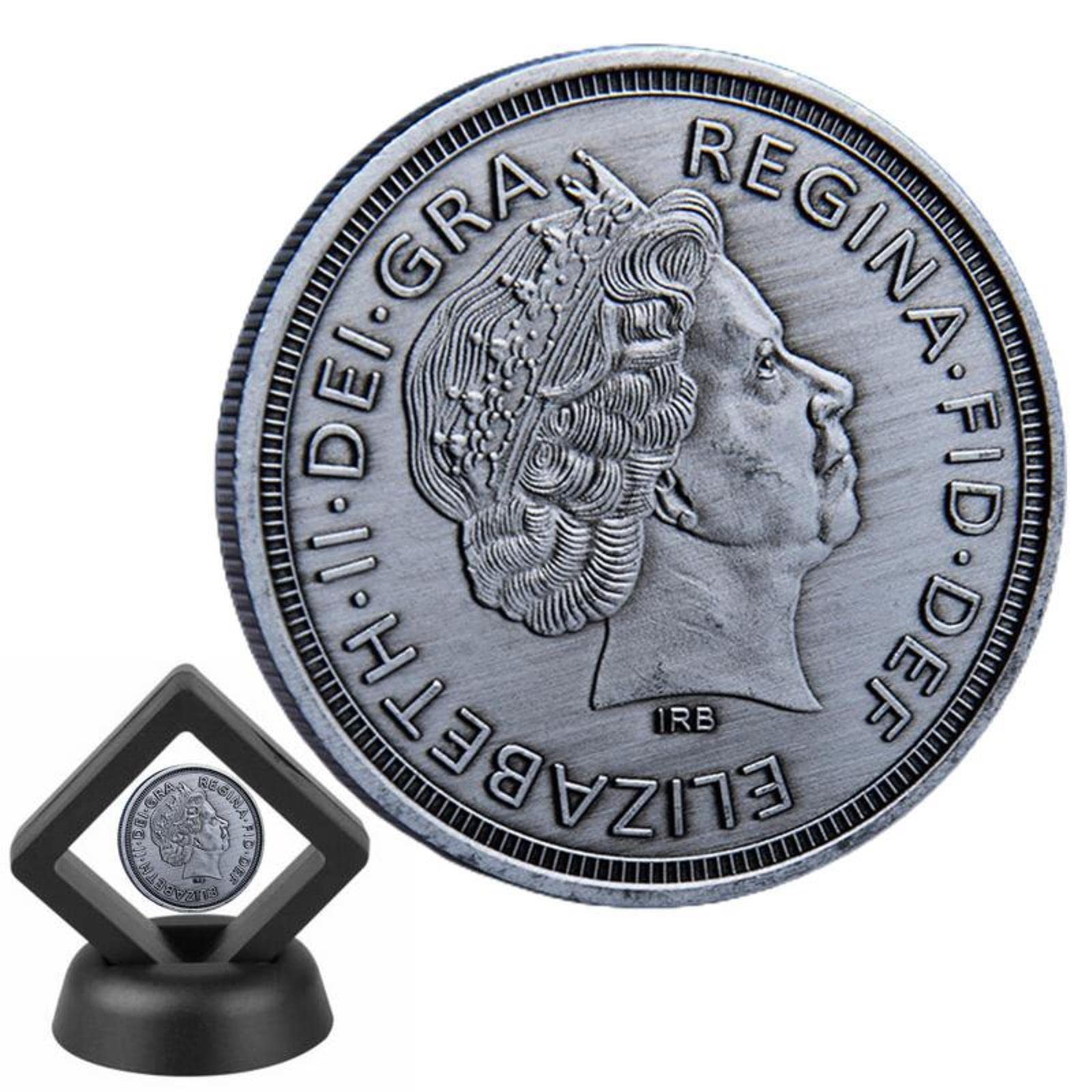 WLTY Elizabeth II Memorial Coin Queen Elizabeth II Silver Jubilee Commemorative Crown Coin 70th Years Platinum Jubilee Of Her Majesty