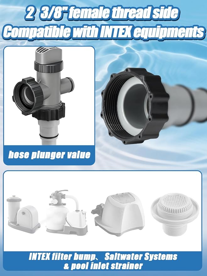 Adaptador para Manguera de Piscina PAMASE A 2 piezas miniatura 3