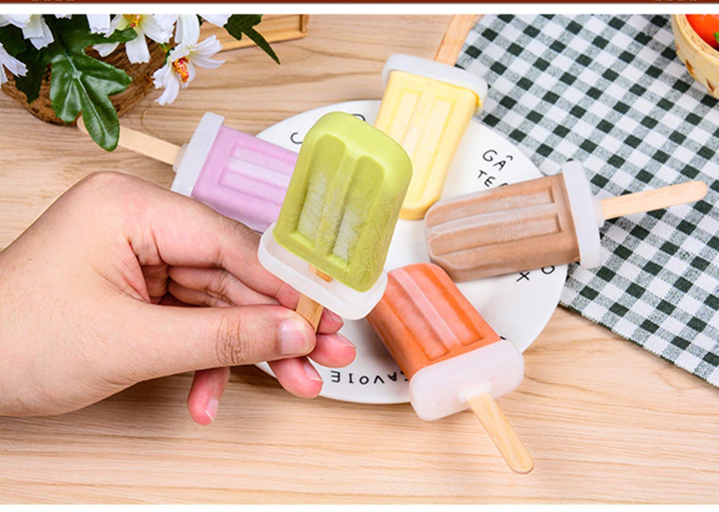 Moule À Sucettes Glacées,Moule À Sucettes Glacées En Silicone Moule À Sucettes Glacées,Moule À Sucettes Glacées En Silicone