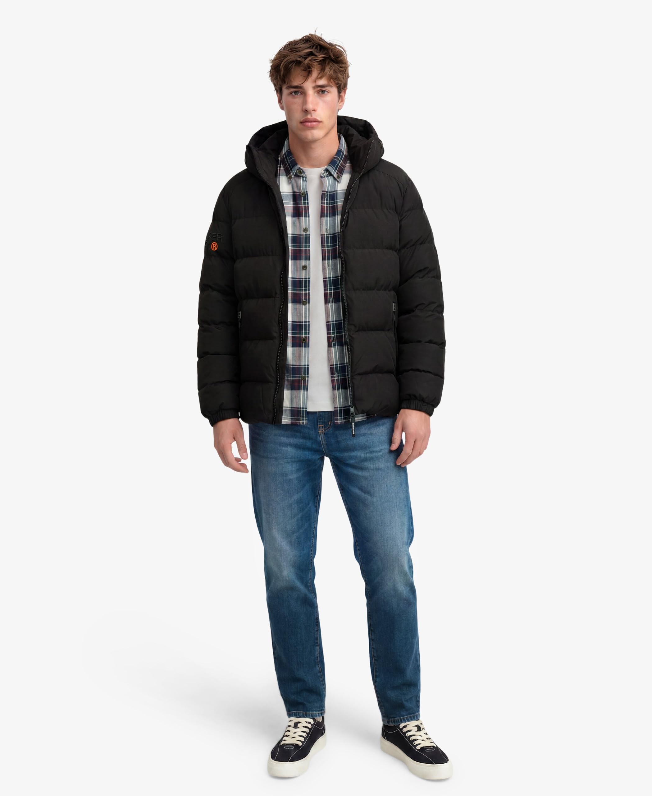 Superdry Doudounes hooded sports 16a black/black