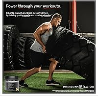 Vista 8 de Formulation Factory Testosterone Supplement for Men - Self Obsessed Starter Vitality Complex with Shilajit, Tongkat Ali & Saw Palmetto