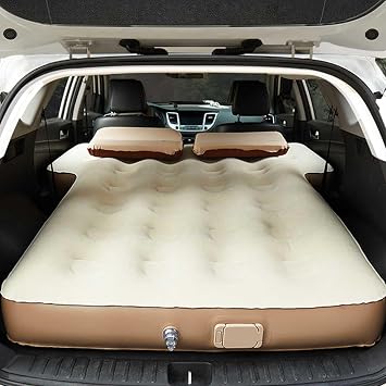 Advanced, Spacia Custom, Spacia Gear 3rd Generation MK54S, MK94S, For Cars, Air Bed, Outdoor, Camping Mat, Rear Seat, Independent Support, Air Cushion, Waterproof, Anti-tide, PVC + Flocking Material
