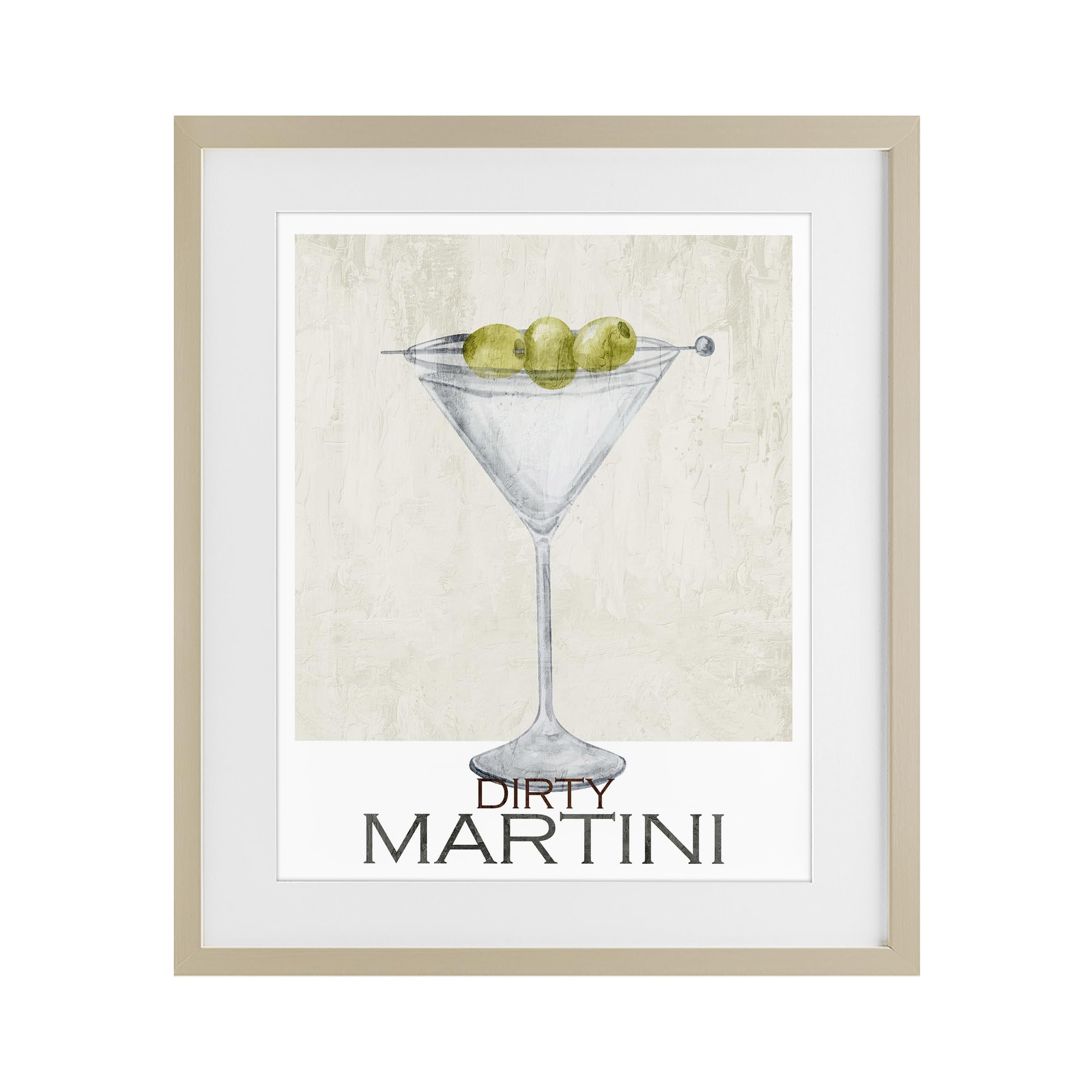'Dirty Martini Olives'| Framed Print Under Glass