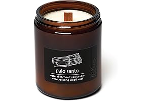 Hemlock Park Crackling Wood Wick Candle with Palo Santo