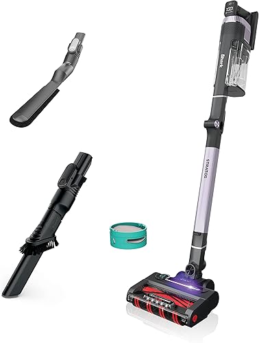 Shark IZ862H Stratos - Aspiradora inalámbrica con Clean Sense IQ y neutralizador de olores, DuoClean PowerFins HairPro, aspiradora ligera y potente