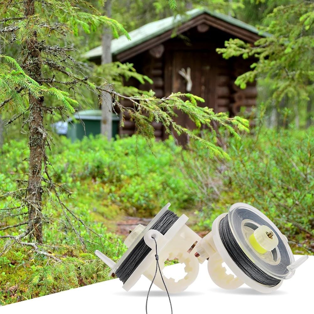Tiudium 2 Pcs 12 Gauge Trip Wire on Reel (85ft), Trip Wire Alarm, As Shown, 2PCS - Image 4