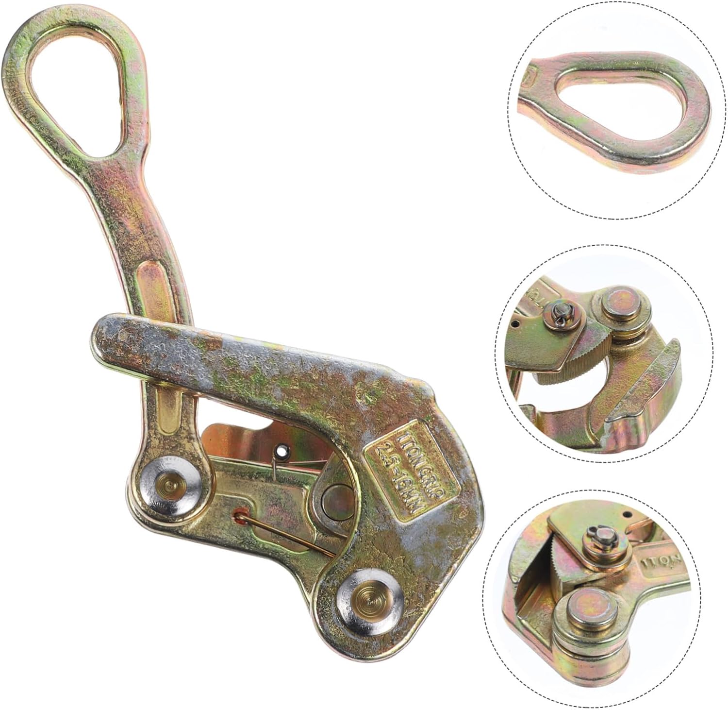 Heavy Duty Cable Clamp Wire Clip Cable Gripper Puller Tool Wire Jaw Puller for Heavy Duty Ropes