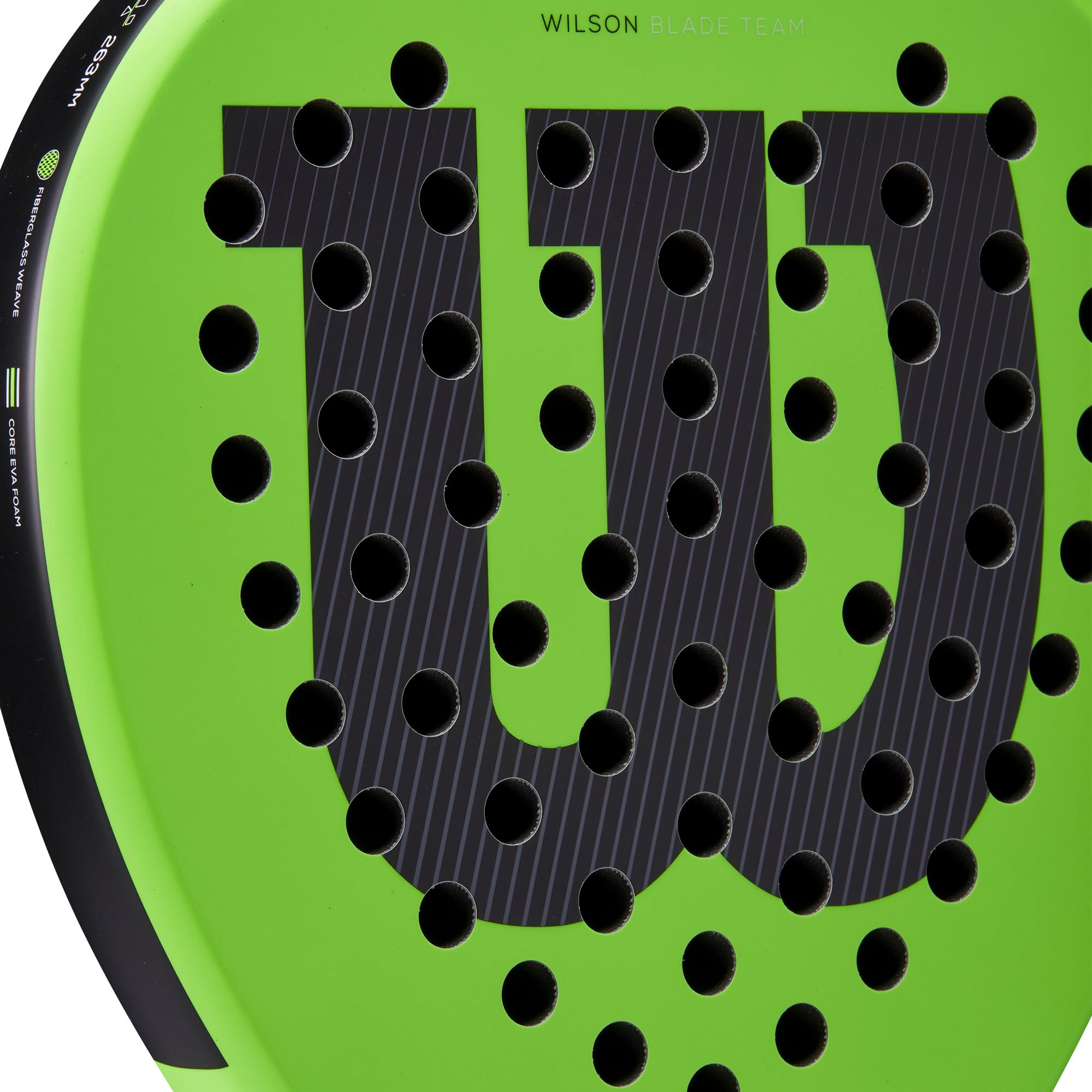 Wilson Padel Raketi Blade Team v2, Fiber Cam/Eva, 370 g, Yeşil, WR067421U2