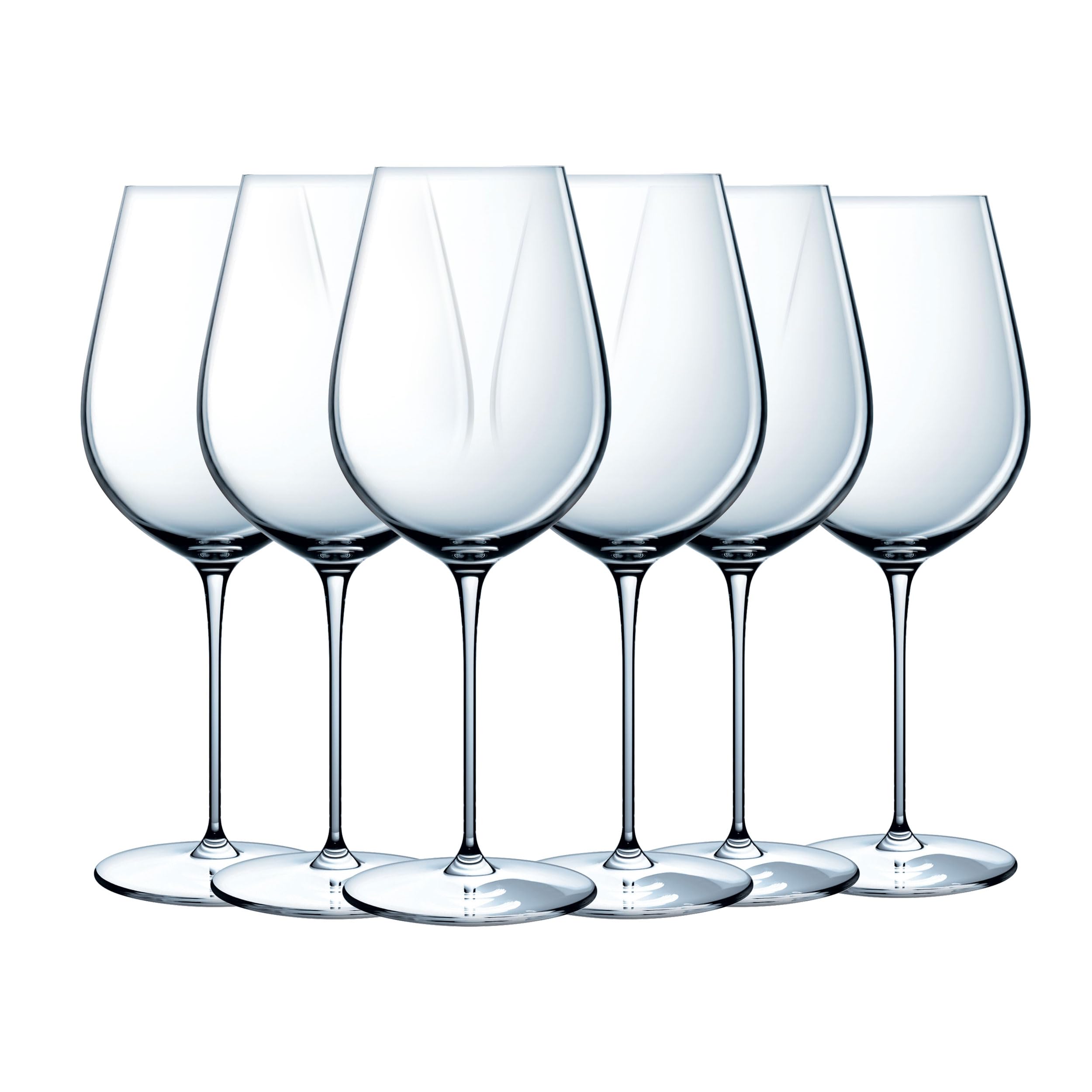 Chef & Sommelier Copas de Vino Blanco Galea 47 cl Juego de 6 | Cristalín sin plomo, copas de cristal con pie, apto para lavavajillas, fabricado en Francia, ideal restaurante y catas