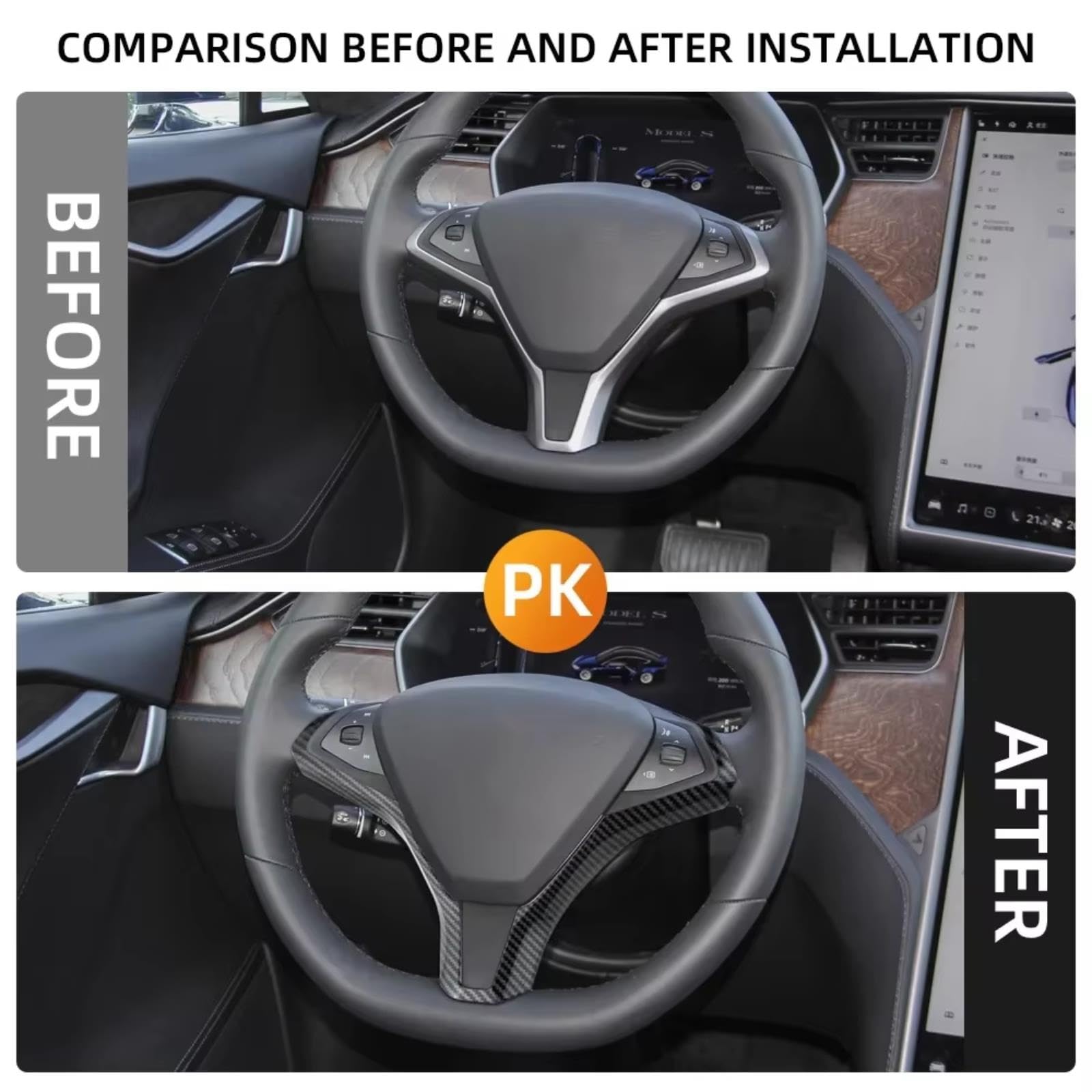 Auto Button Aufkleber Für Tesla Für Modell X S 2016-2021 Aufkleber