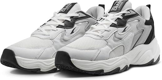 ASIAN Powerkick-01 Men’s Sports Sneakers | Memory Foam Comfort with Durable Grip Sole | Stylish Streetwear Design Perfect,...