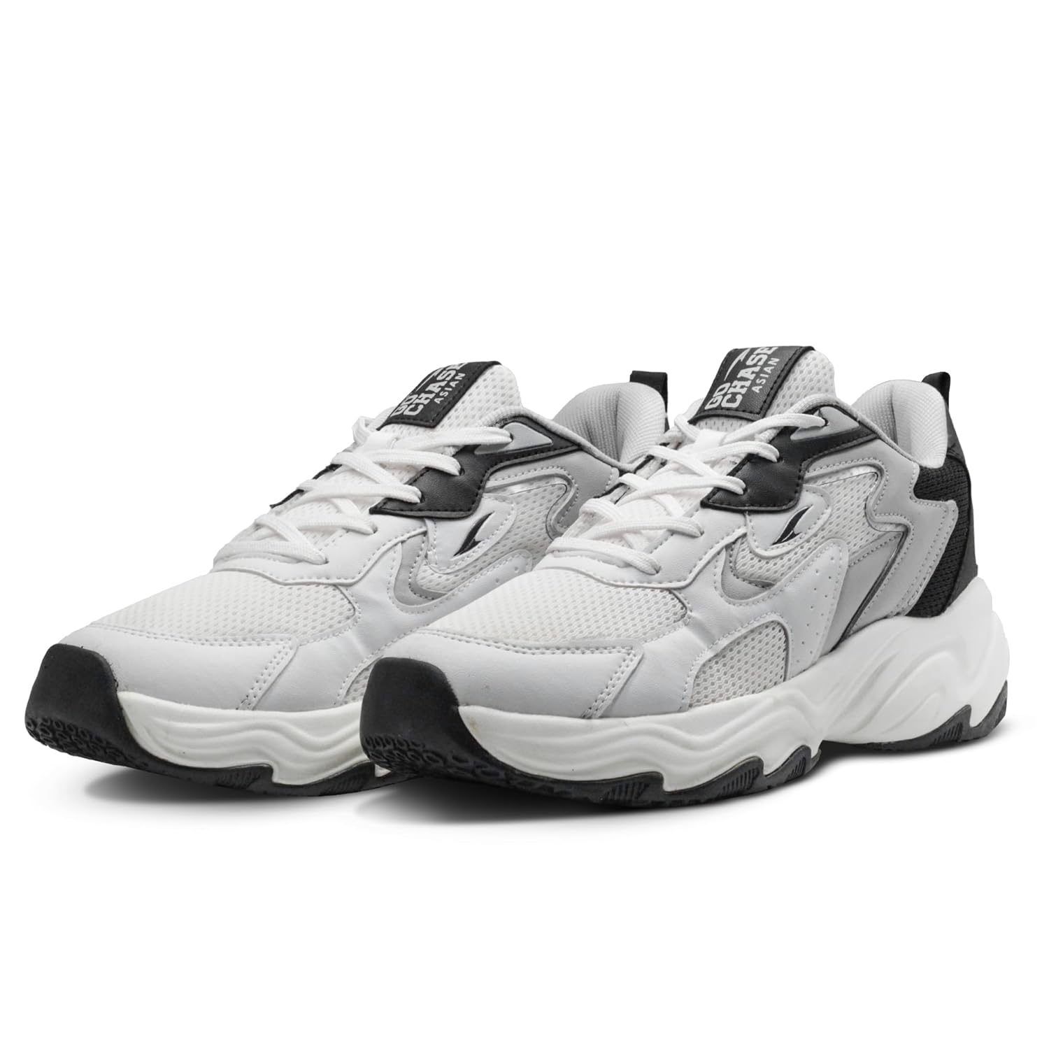 ASIAN Powerkick-01 Men’s Sports Sneakers | Memory Foam Comfort with Durable Grip Sole | Stylish Streetwear Design Perfect, Walking & Casual Outings