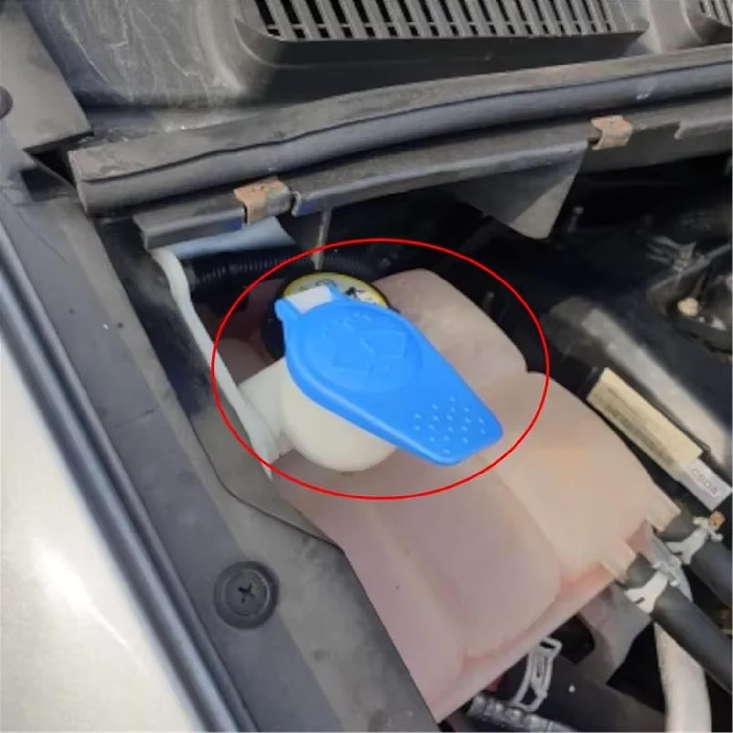 Car wiper radiator cap Compatible With For S-Max For Galaxy Wa6 2006-2015 Car Glass Radiator Cover Screen Washer Cap Replacement(1pc)