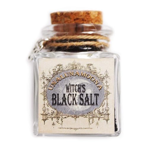 Miniatura 7 de UnaLunaMoona Kit de sal negra Wicca | Sal negra para protección | Brujería de sal negra | Protección empática | Sal de bruja | Suministros y