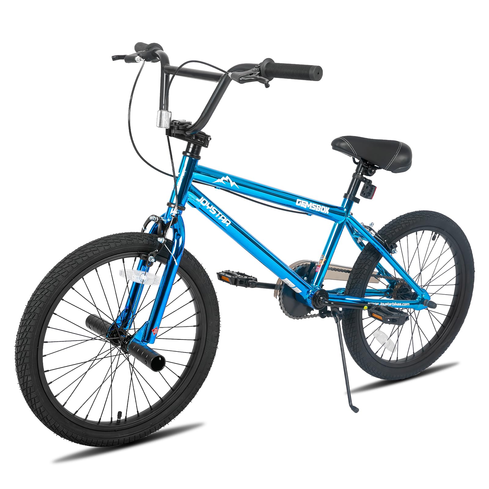 JOYSTAR Bicicletta BMX 20 da 24 pollici per bambini e bambine dai 7 ai 12 anni | Bicicletta freestyle per principianti con due freni a mano e 2 pegs