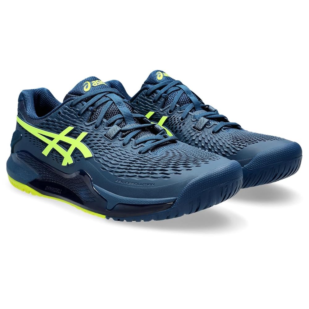 Amazon.com | ASICS Men's Gel-Resolution 9 Trainers, Blue