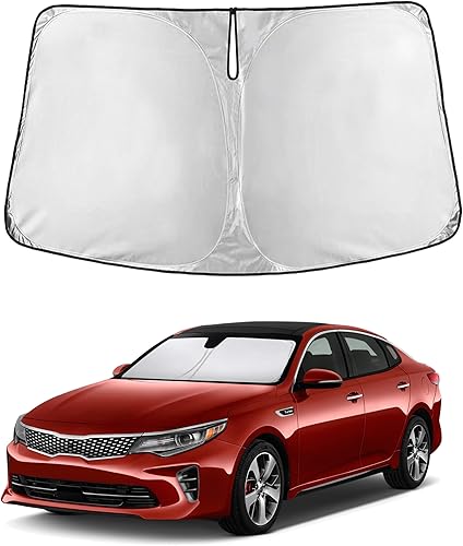 Miniatura 233 de EcoNour Parasol para Subaru Crosstrek 2013-2015 2016 2017, visera solar para parabrisas delantero y ventana, bloqueador de calor UV y protector