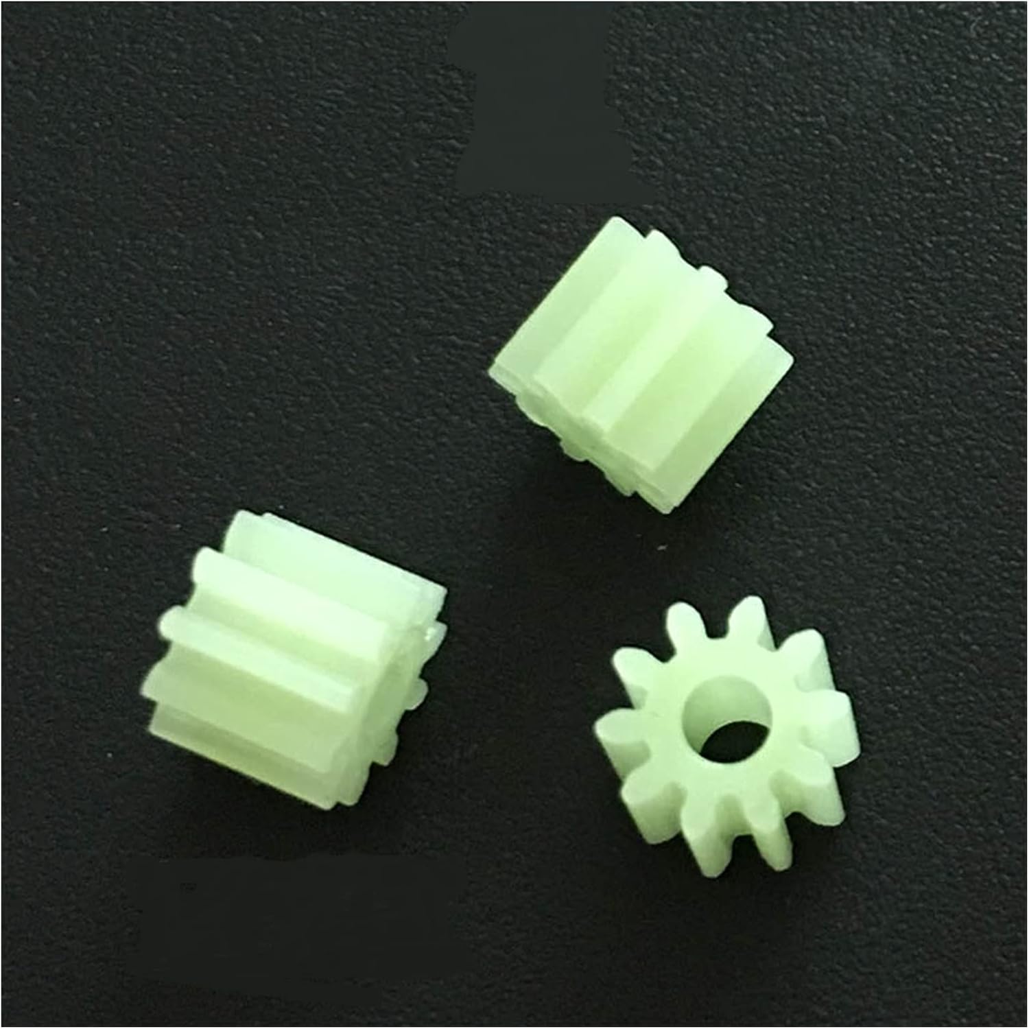Industry 102B 0.5M Gears 10 Teeth 2mm Shaft Loose Pom Plastic Gear 10pcslot Pinions (Hole Diameter  2.05mm, Number of Teeth  10 Teeth)