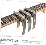 GALPADA Red Copper Snake Pattern Guitar Capo Capo for Acoustic Guitar Portable