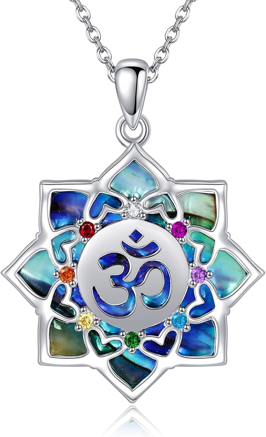 YAFEINI Flower Necklace S925 Sterling Silver Rose/Lotus/Tulip/Hibiscus Pendant Necklaces Flower Jewelry Gifts for Women Mom Wife