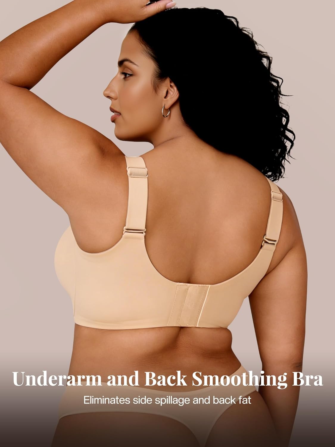 Jelly Push Up Bra for Women, Wireless Seamless Mesh T-Shirt Bra, Supportive Full Coverage Comfortable Everyday Bralette - Image 5