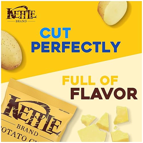 Vista 358 de Kettle Brand Papas fritas, papas fritas con ajo y parmesano, 7.5 onzas (paquete de 12)