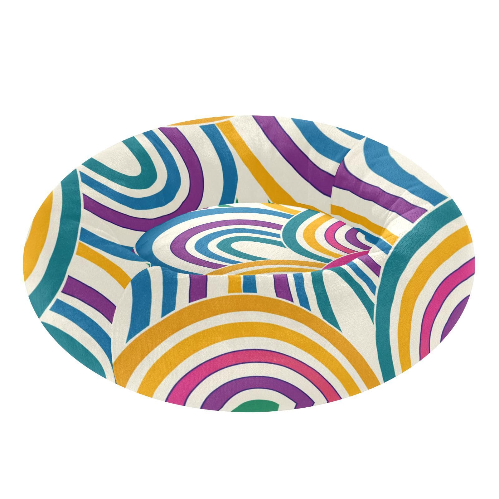 Lit pour chien de petite taille Rainbow - Canapé orthopédique et apaisant Premium M