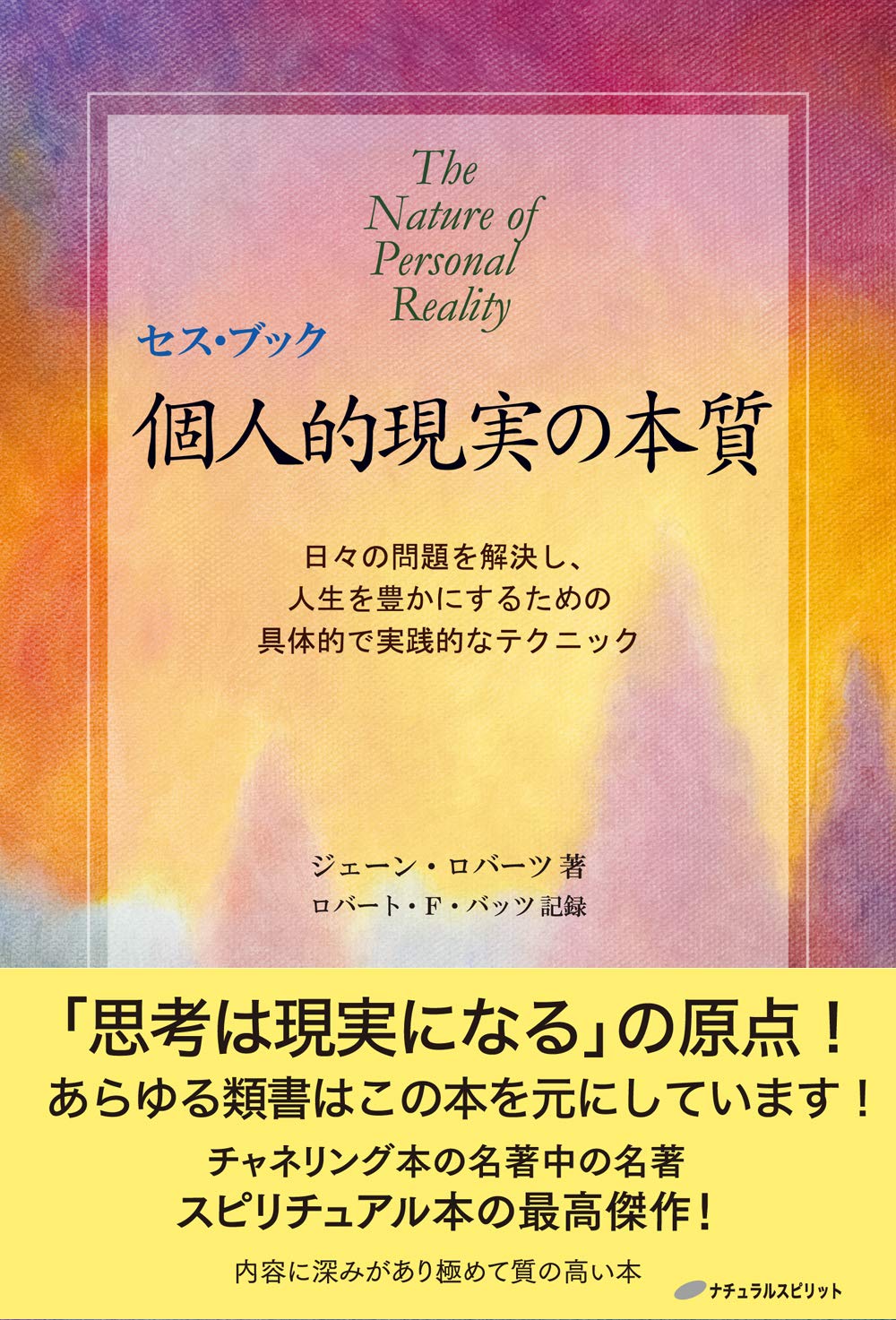 個人的現実の本質 : セス・ブック : 日々の問題を解決し、人生を豊かにするた… 71bDchXsh3L.jpg